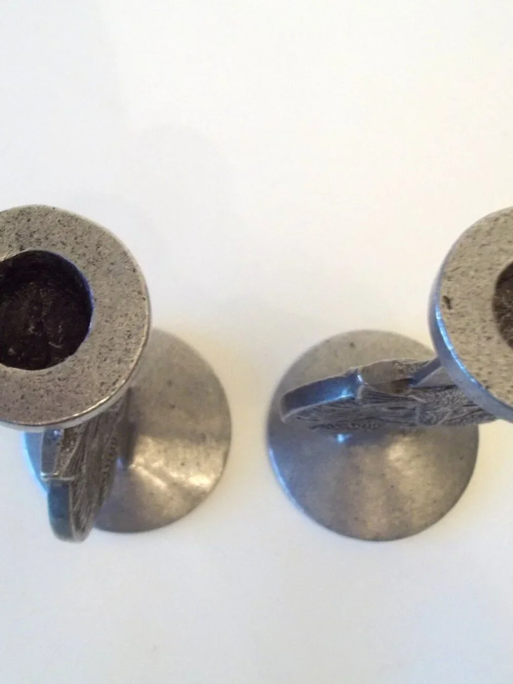 Vintage Cat Candlesticks, Carson Statesmetal, Set of 2, USA 1980s